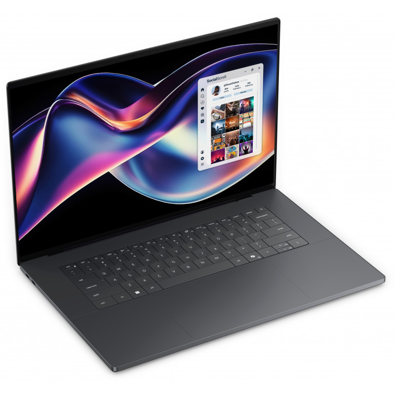 Dell XPS 16 DA16260 16-palcový 3.2K OLED dotykový notebook, Intel Core Ultra X7 358H, Intel Arc, 32GB RAM, 1TB SSD, Windows 11 Home