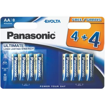 Panasonic Evolta LR6 batérie, 4+4 ks (LR6EGE/8BW 4+4F)