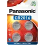 Panasonic CR2016 3V lítium gombíková batéria - balenie 4 ks (CR-2016EL/4B)