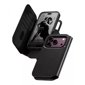 CARE™ by PanzerGlass® Tango 2-in-1 puzdro s peňaženkou čierne s MagSafe pre iPhone 18 Pro / 17 Pro