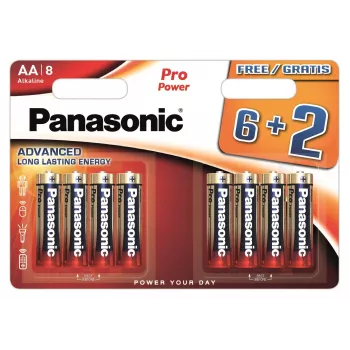 Panasonic Pro Power LR6 batérie, 6+2 ks (LR6PPG/8B (6+2))