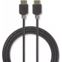 Nedis High Speed HDMI kábel s Ethernetom 4K@60Hz 18 Gbps 7,5 m antracit