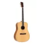 Stagg SA45 D-LW Dreadnought akustická gitara – prírodná smreková vrchná doska s lipovým zadkom a lubmi
