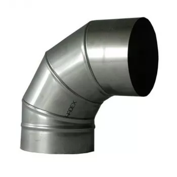 Kaminwinkel 90° 180 mm nastaviteľný oceľový spoj kouřovodu