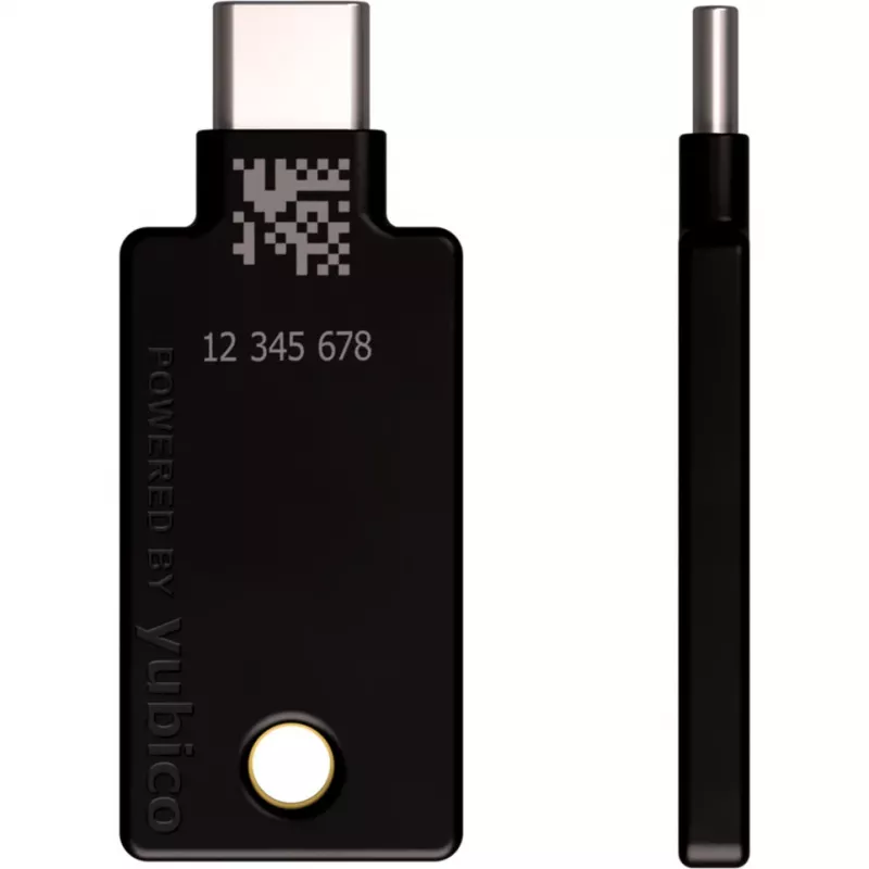 YubiKey 5C NFC bezpečnostný kľúč - čierny/zlatý