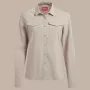 Craghoppers NosiLife Pro LS Shirt III dámska cestovná košeľa - Soft Mushroom, XS
