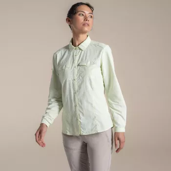 Craghoppers NosiLife Adventure LS Shirt III dámska cestovná košeľa - Pear Drop, veľkosť S