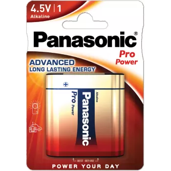 Panasonic Power Pack Gold 3LR12 4,5V alkalická plochá batéria - 1 balenie (blister)