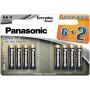 Panasonic Everyday Power alkalické AA batérie LR6 8 ks blister (6+2 bonus)