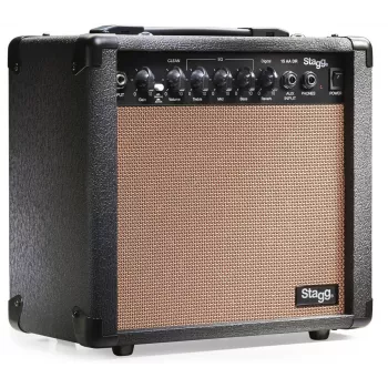 Stagg S15AADR 15W akustické combo zosilňovač s digitálnym reverbom