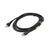 Honeywell CBL-500-300-S00-07 USB napájací kábel, 3m, čierny, Type-A na Type-B, 5V