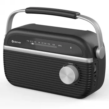DENVER TRB-67B DAB+ & FM rádiobudík - čierny