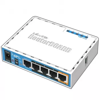 MikroTik hAP ac lite 500 Mbit/s biela podpora PoE