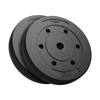 REBEL ACTIVE bitúmenová sada závaží 2x15 kg, 31 mm otvor