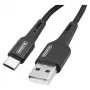 Somostel USB-A na USB-C Quick Charge 3.0 kábel 1m čierny