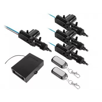 INNE auto centrálne zamykanie 3+1 diaľkové ovládače univerzálne 12V Keyless Entry System
