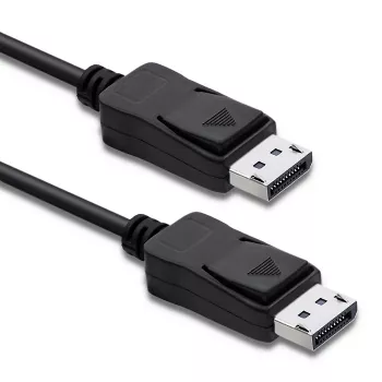 Qoltec DisplayPort 1.1 kábel, konektor samec na konektor samec, 4K, 2m, čierny