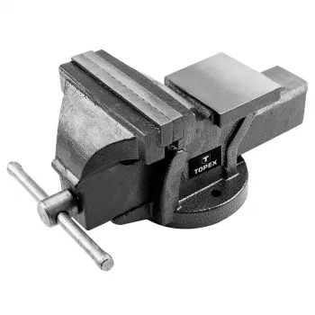 Topex 07A112 Zverák 100 mm otočná základňa liatina