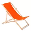 Klasické ležadlo z bukového dreva GreenBlue GB183 oranžové