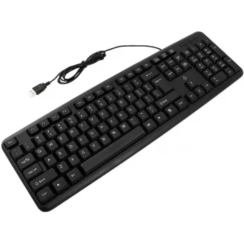 Accura Vista ACC-K1411 káblová klávesnica v plnej veľkosti, USB, QWERTY, čierna
