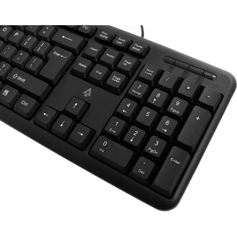 Accura Vista ACC-K1411 káblová klávesnica v plnej veľkosti, USB, QWERTY, čierna