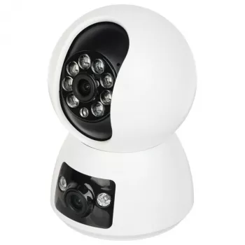 NO NAME Dbl. interiérová PTZ IP kamera APTI-W21A1-TUYA Dual-Lens 6MP Wi-Fi automatické sledovanie obojsmerný zvuk