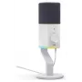 Krux Qube XLR/USB kondenzátorový mikrofón biely