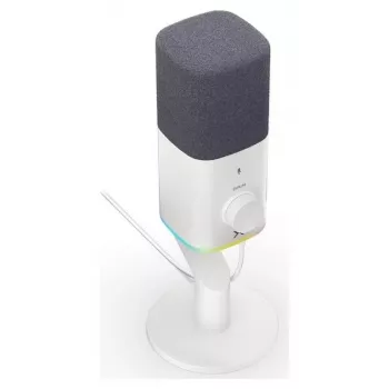Krux Qube XLR/USB kondenzátorový mikrofón biely