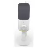Krux Qube XLR/USB kondenzátorový mikrofón biely