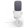 Krux Qube XLR/USB kondenzátorový mikrofón biely