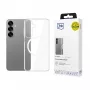 3mk Clear MagCase Samsung Galaxy S25 Transparentná MagSafe puzdro na telefón
