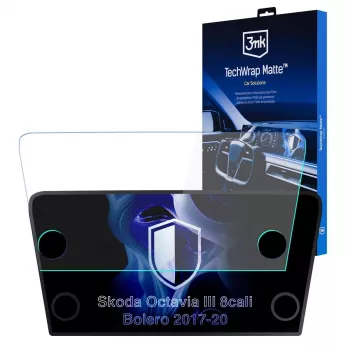 3MK PROTECTION Skoda Octavia III Bolero (2017-2020) TechWrap matná ochranná fólia displeja pre stredovú konzolu
