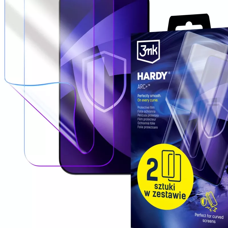 3mk Hardy ARC+ ochranná fólia displeja pre POCO X8 Pro (balenie 2 ks)