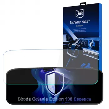 3mk TechWrap Matte Ochranná fólia na displej prístrojového panelu pre Skoda Octavia Edition 130 Essence (2024-2025)