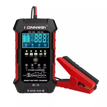 KONNWEI RC-10 12V/24V tester batérií s testom štartovacieho a nabíjacieho systému