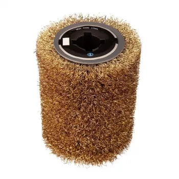 GRAPHITE drôtený kotúčový kartáč pre satinovaciu a matovaciu frézu 58GE137, 120 mm x 100 mm, krepovaný oceľový drôt, 19 mm otvor, 3000 ot/min