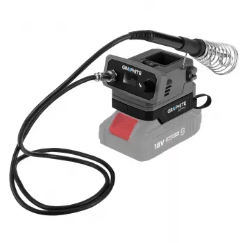 GRAPHITE Energy+ 18V akumulátorová spájkovačka 60W, 200-480°C, LCD, bez batérie