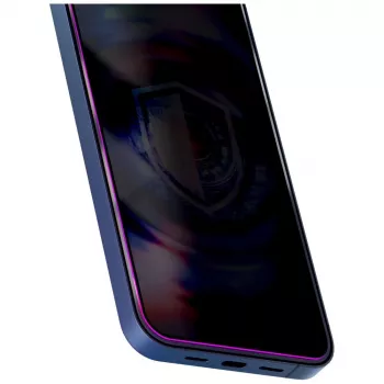 3MK HardGlass MaxPrivacy ochranná fólia obrazovky proti videniu pre Samsung Galaxy S24 Ultra s aplikátorom - čierna