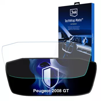 3MK PROTECTION Peugeot 2008 GT TechWrap matná ochranná fólia pre prístrojový panel