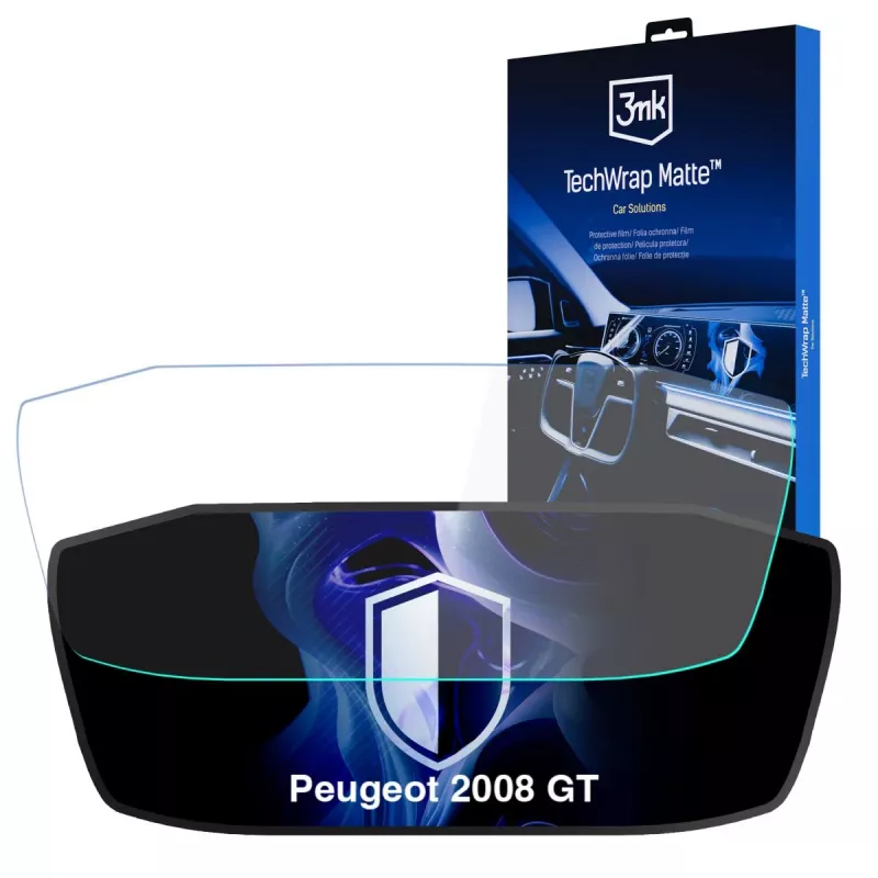 3MK PROTECTION Peugeot 2008 GT TechWrap matná ochranná fólia pre prístrojový panel