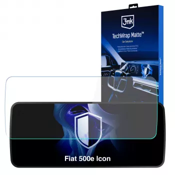 3MK PROTECTION TechWrap matná ochranná fólia displeja pre Fiat 500e Icon 10,25