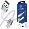 3mk Hyper Cable N-SERIES USB-A na Lightning 2m 5V/2.4A 12W biela