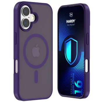 3MK PROTECTION Apple iPhone 16 Hardy Hazy MagCase fialová