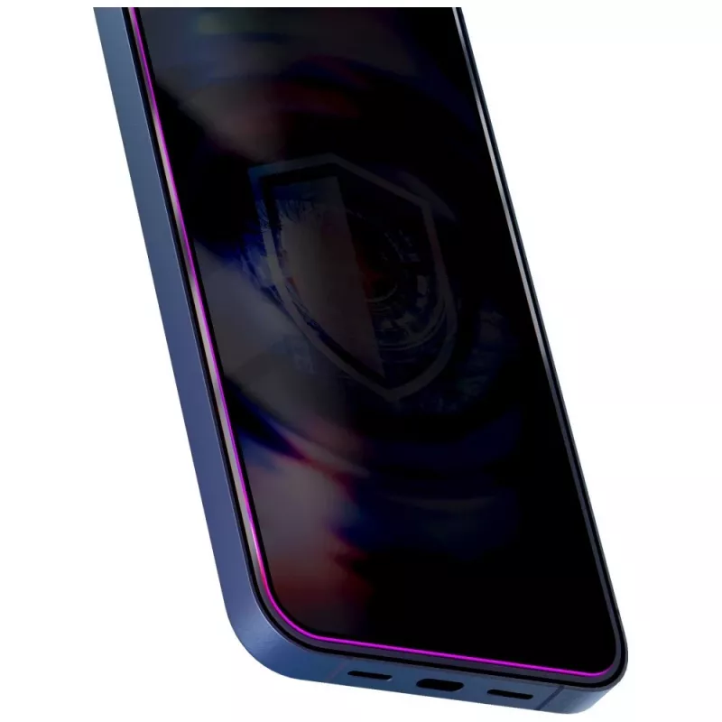 3MK HardGlass MaxPrivacy ochranná fólia proti videniu displeja s aplikátorom pre Apple iPhone 15 Pro, čierna