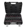AWTOOLS Black Line Sada úderových nástrčných kľúčov 1/2, 16 ks, 10-32 mm, dlhá