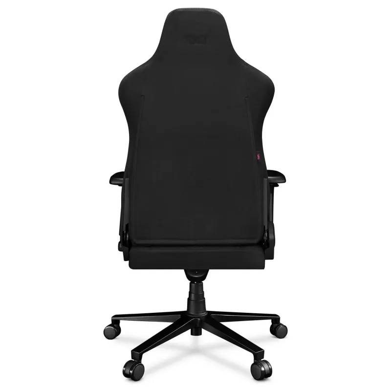 YUMISU 2053 herná stolička, látkové čalúnenie, čierna (Y-2053-BB-M)