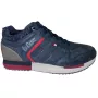 Lee Cooper pánska voľnočasová obuv Navy červená LCJ-21-29-0642M