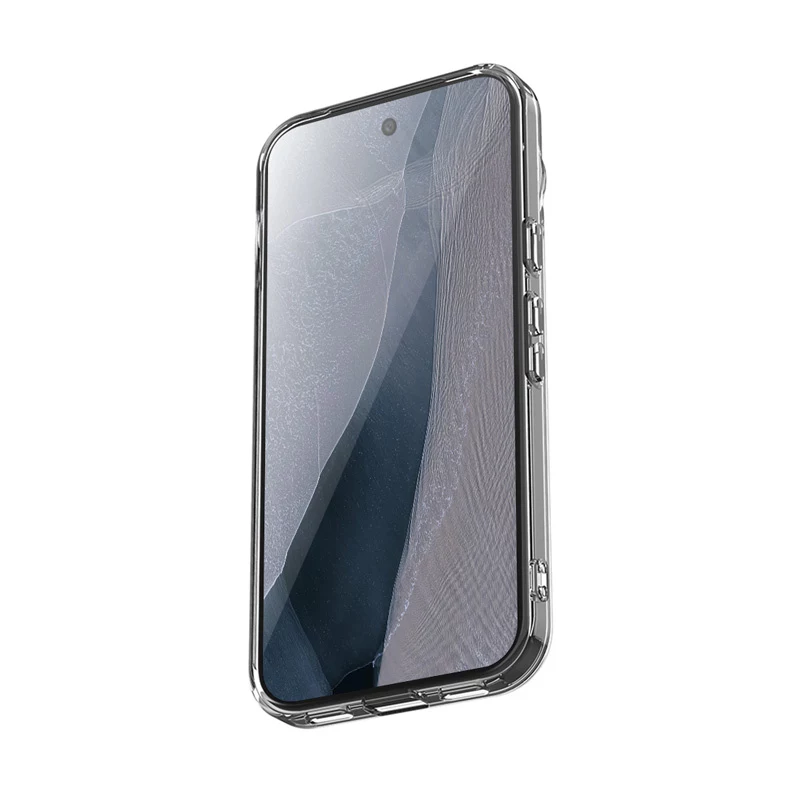 Crong Hybrid Clear Magnetic MagSafe puzdro pre Google Pixel 11 Pro - transparentné