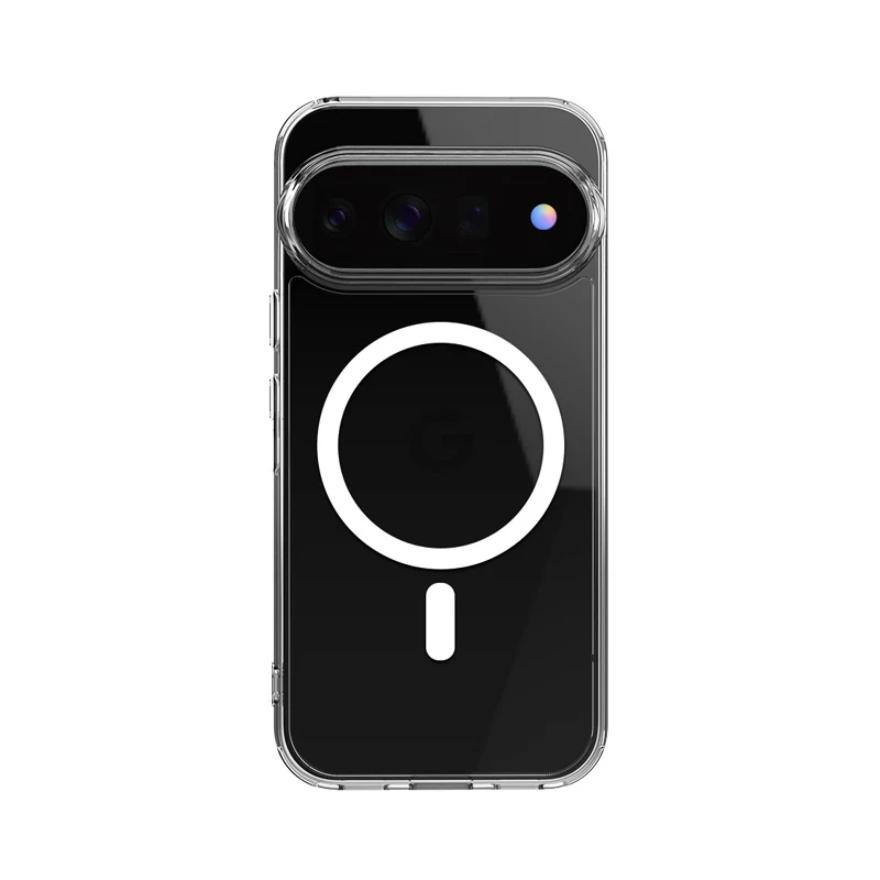 Crong Hybrid Clear Magnetic MagSafe puzdro pre Google Pixel 11 Pro - transparentné