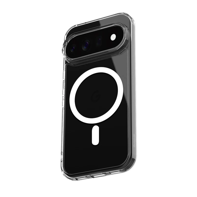 CRONG Hybrid Clear Magnetic MagSafe puzdro pre Google Pixel 11 Pro XL - transparentné